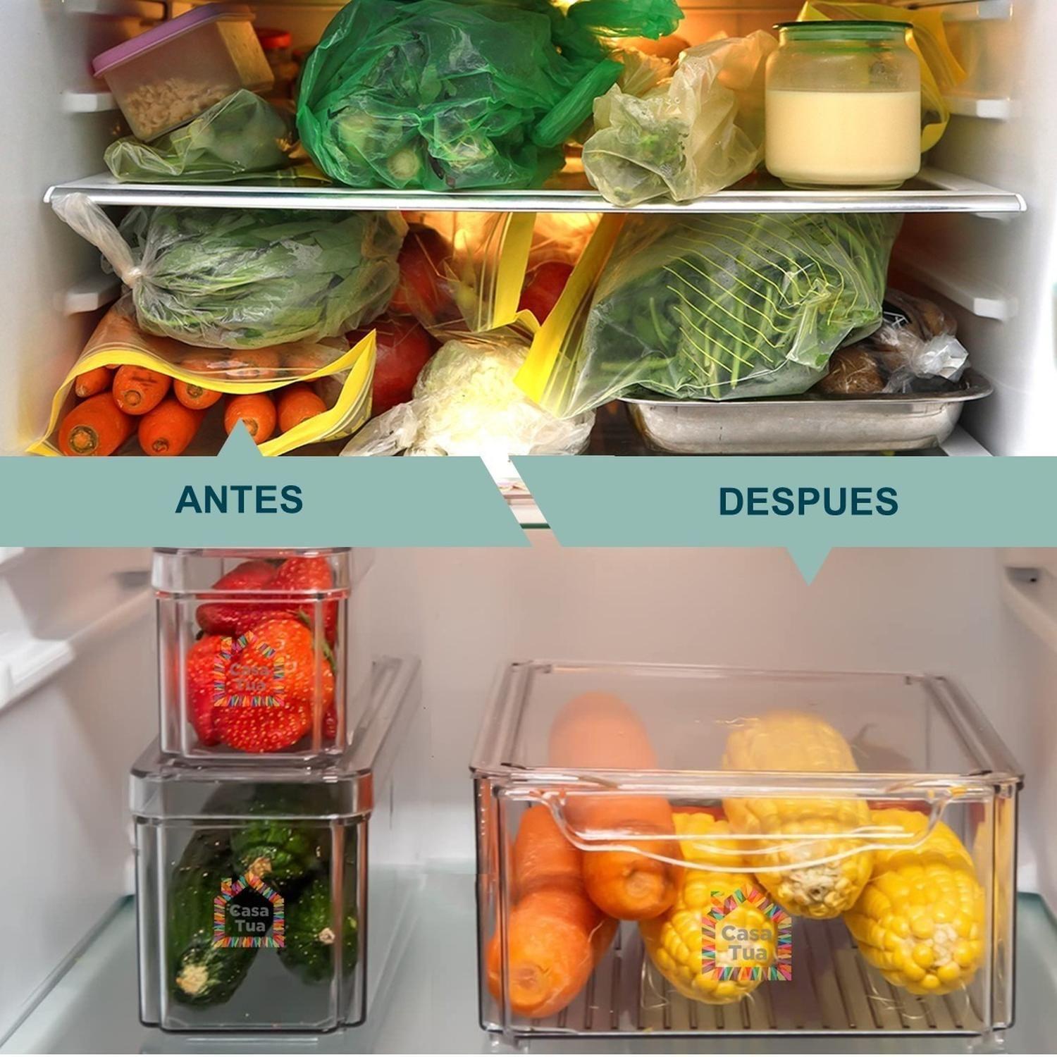 Organizador Refrigerador Cocina CasaTua Set 7 Contenedores-3