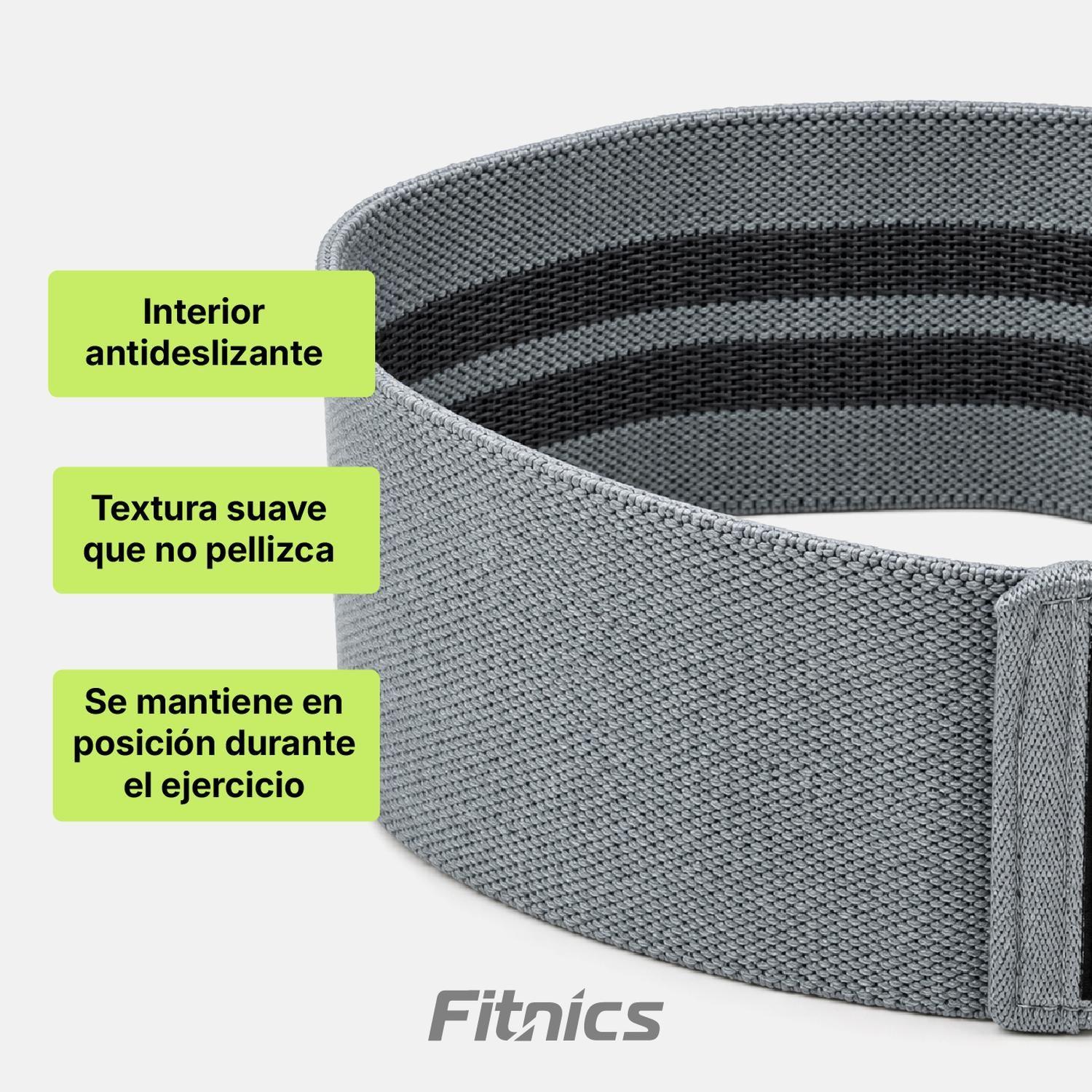 Bandas Resistencia Elasticas Tela Fitnics Ejercicio Set x 4-4