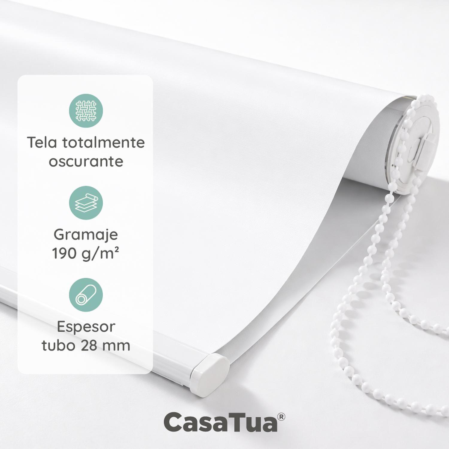 Cortina Roller Blackout 100% CasaTua 120 x 200cm-3