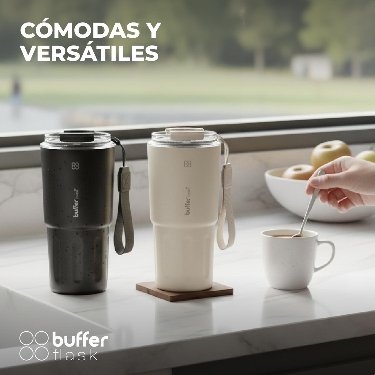 Vaso Termico Termo Buffer Bebidas Calientes Frias Mug 600ml-2