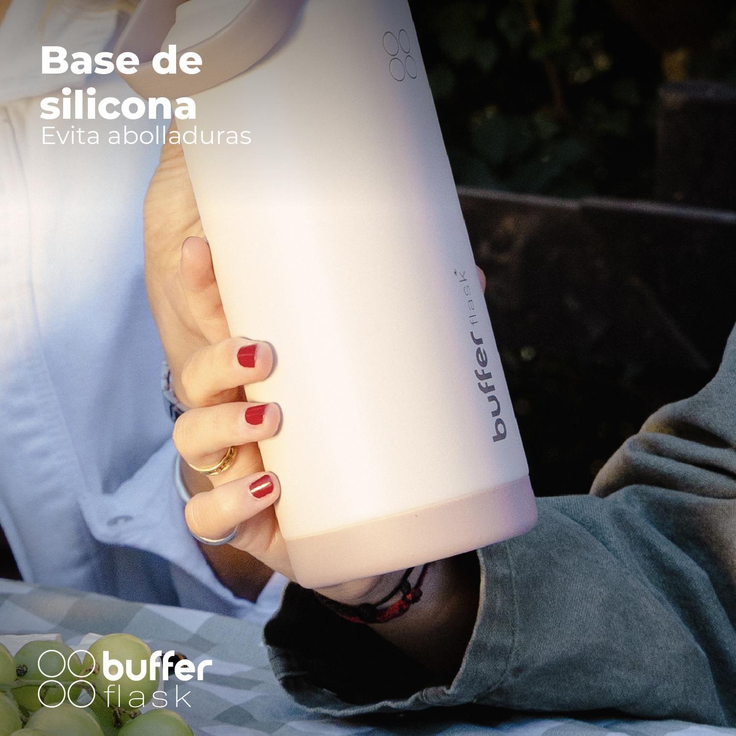 Termo Botella Agua Termica Buffer Flask Acero Inox 1L 2 en 1 Set de 2-7