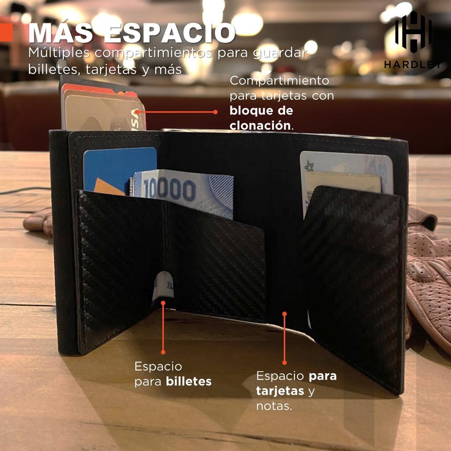 Billetera Hombre Hardley Tarjetero Pop-up Bloqueo Rfid-2