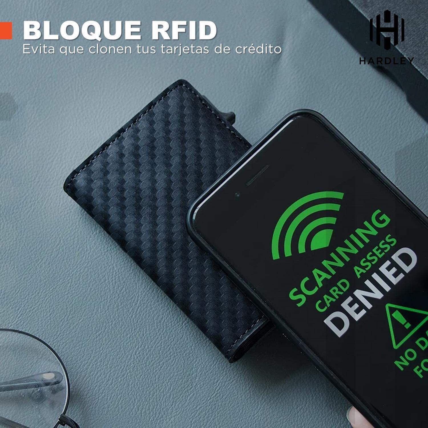 Billetera Hombre Hardley Tarjetero Pop-up Bloqueo Rfid-3