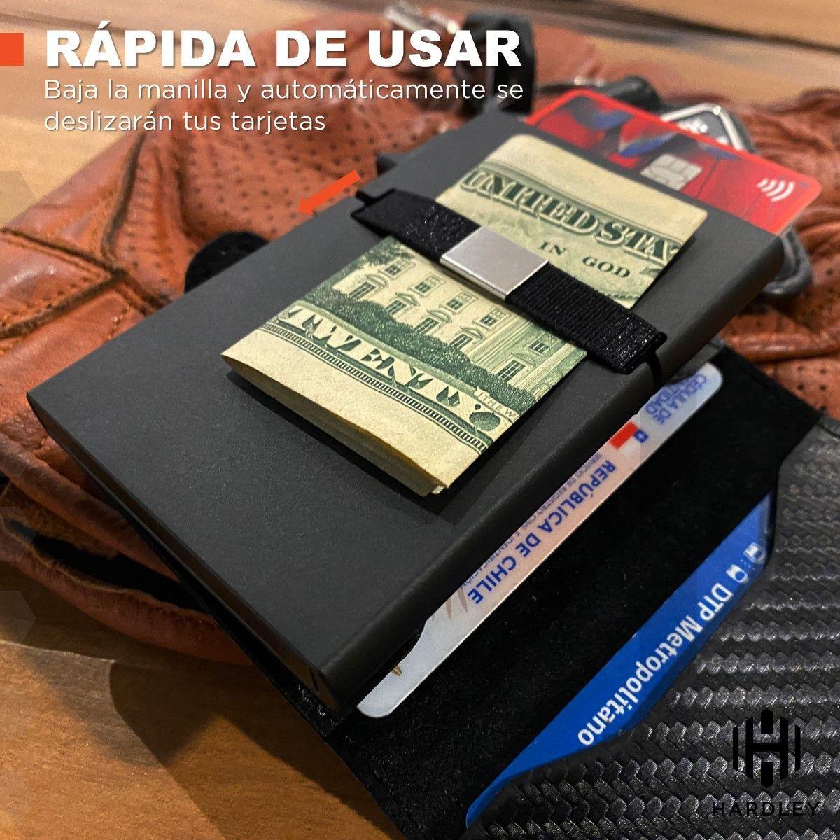 Billetera Hombre Hardley Tarjetero Pop-up Bloqueo Rfid-4