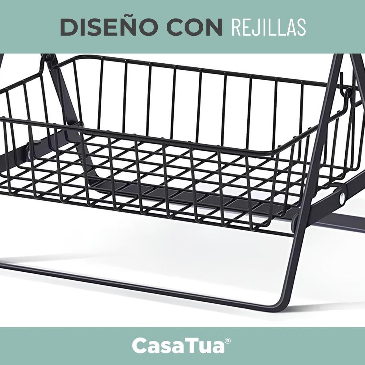 Organizador Cesta Cocina Multiuso Frutero 2 Niveles CasaTua-4