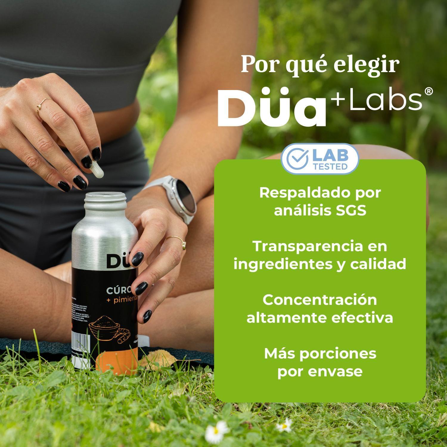Curcuma + Pimienta Negra Düa Labs® 120 Cápsulas Para 60 días-1