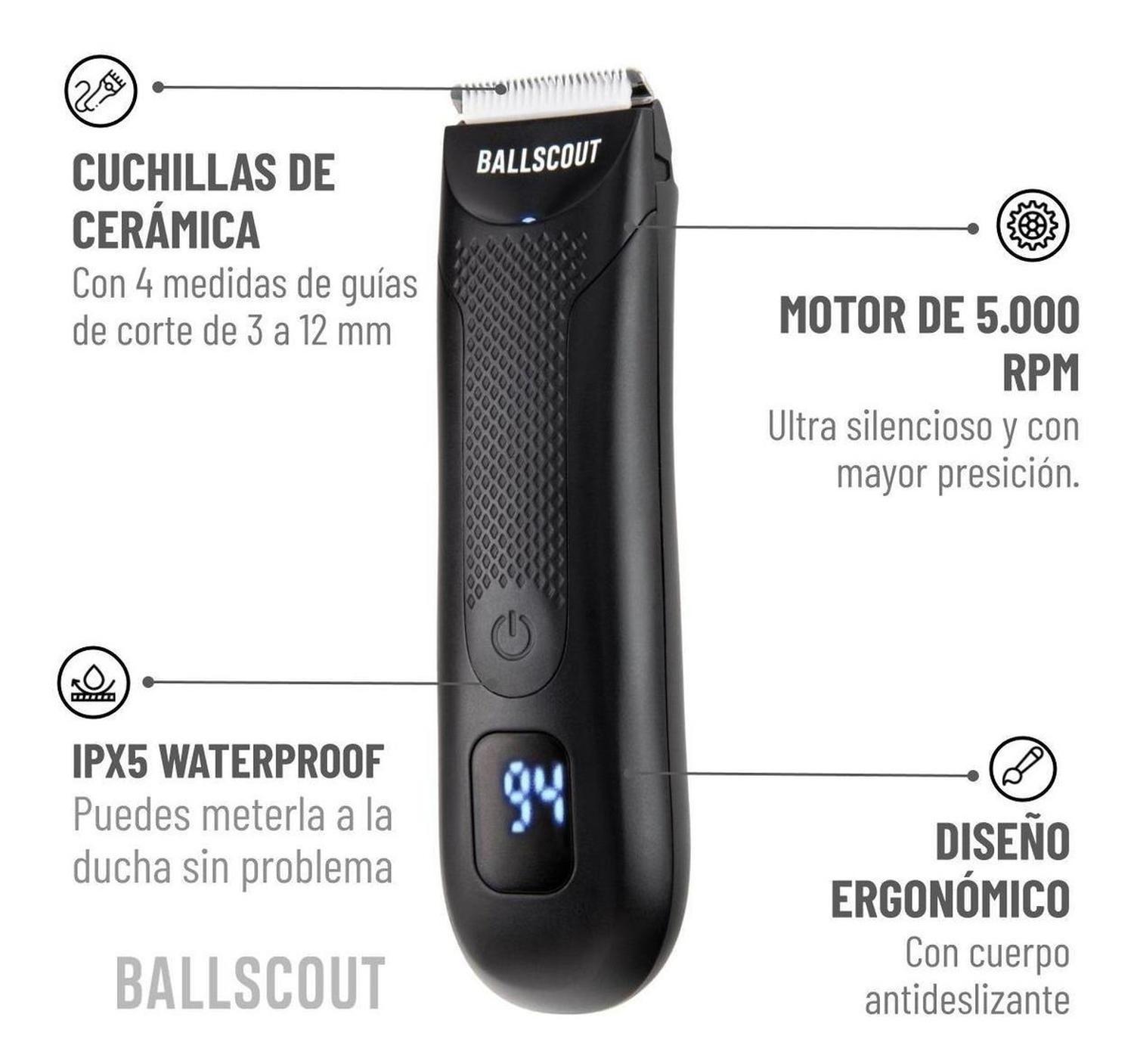 Afeitadora Ballscout Smooth Resistente Al Agua Kit-2