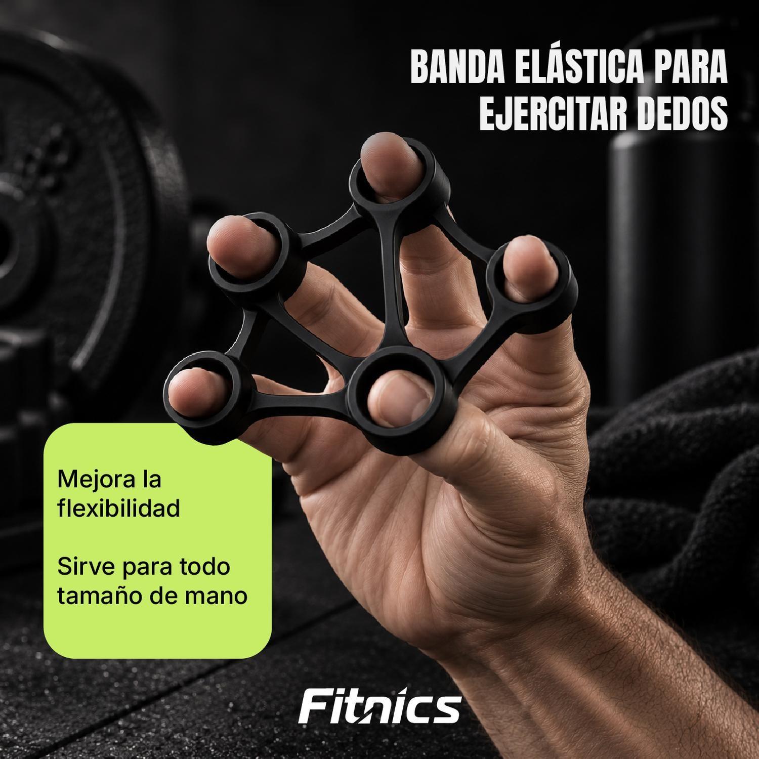 Set Hand Grip Ejercitador Manos y Antebrazo Fitnics 10-60 Kg-4