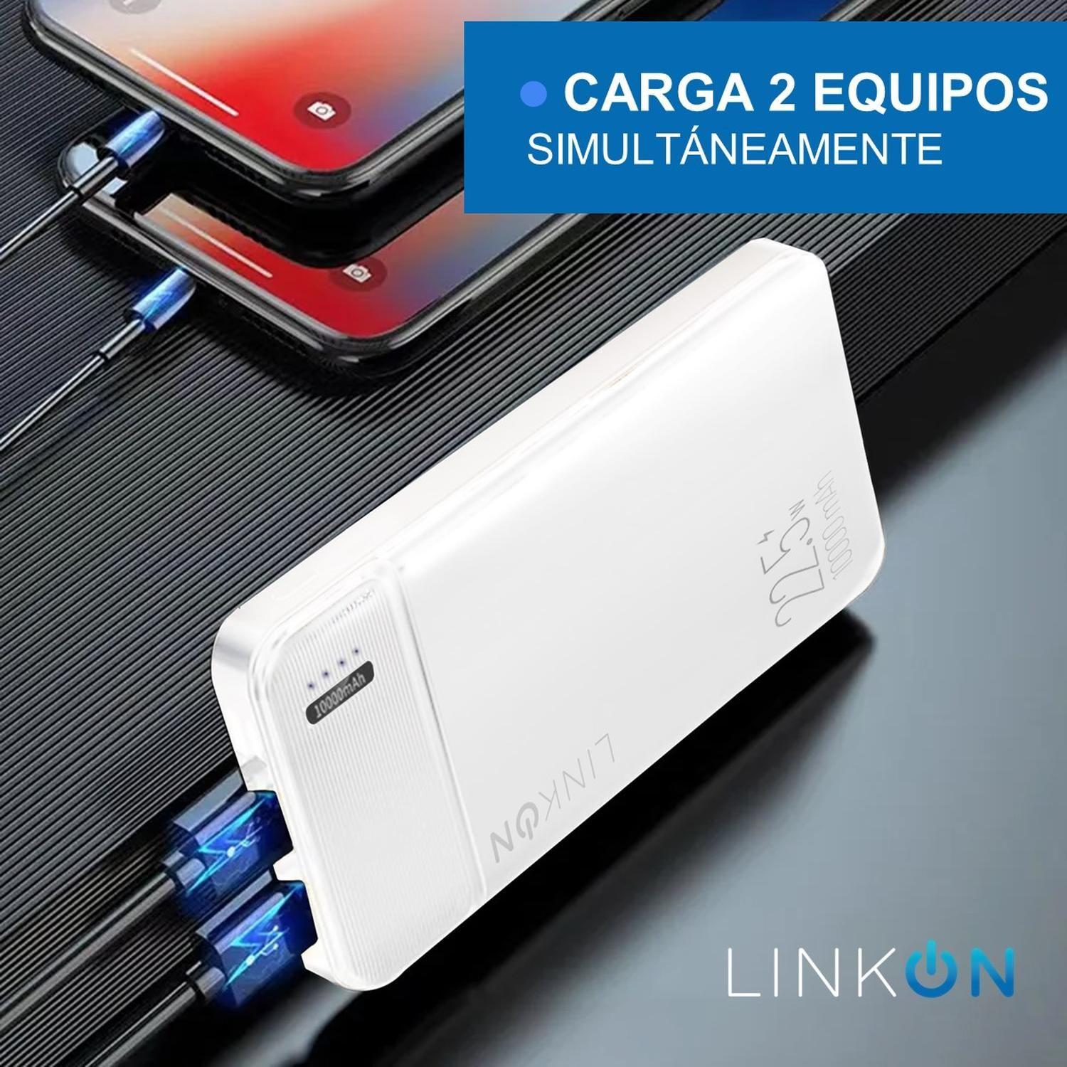 Bateria Externa Cargador Rapido Power Bank LinkOn 10.000 Mah-1