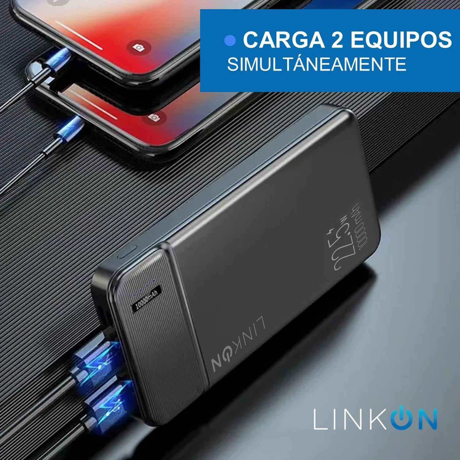 Bateria Externa Cargador Rapido Power Bank LinkOn 10.000 Mah-1