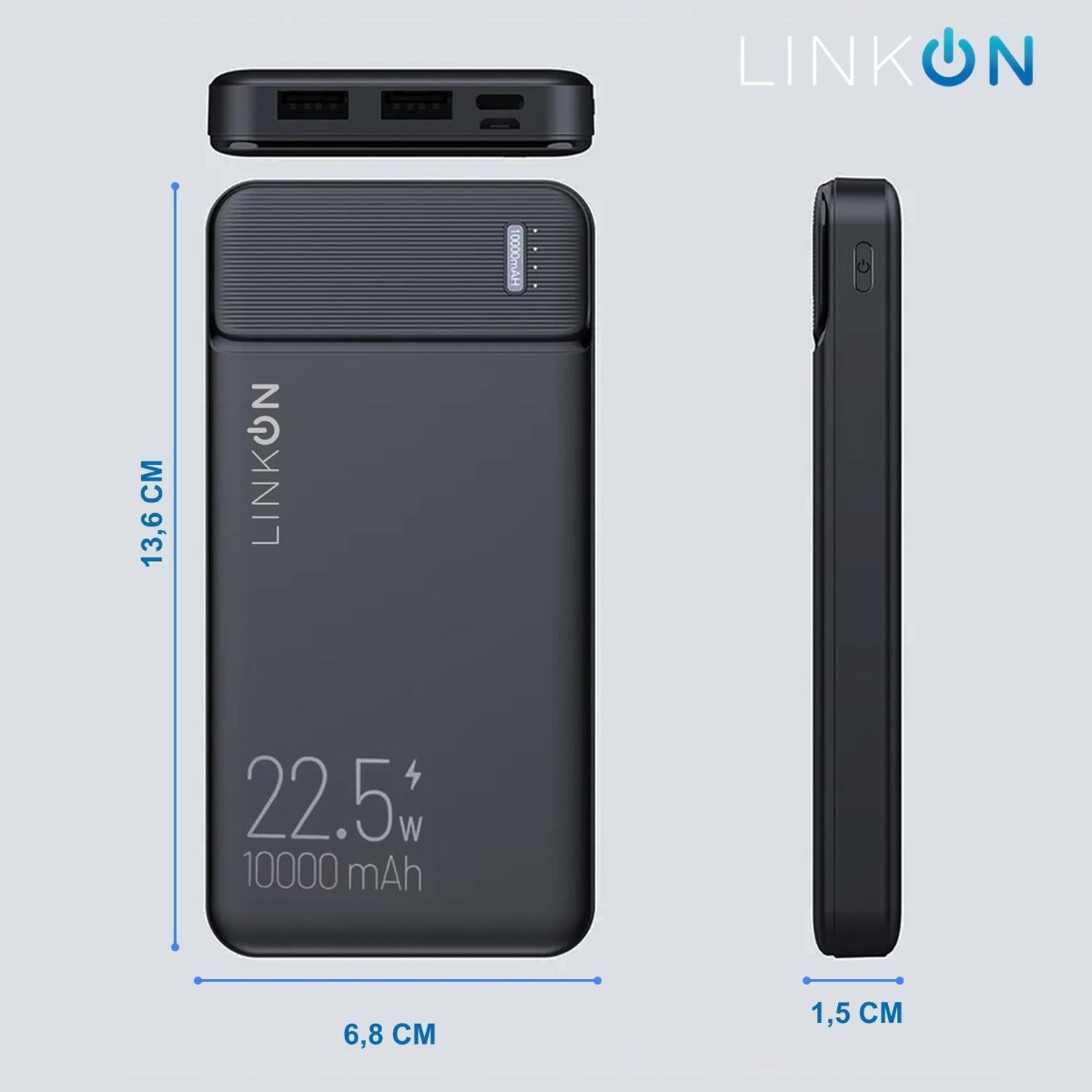Bateria Externa Cargador Rapido Power Bank LinkOn 10.000 Mah-5