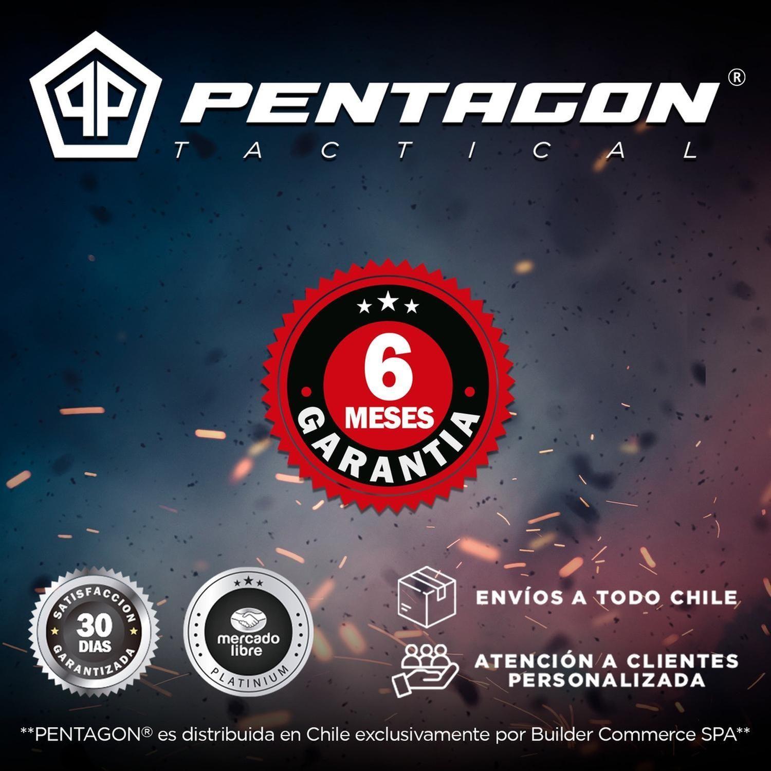 Cinturon Tactico Militar Pentagon Outdoor Hebilla Airsoft Tamaño Único negro-9