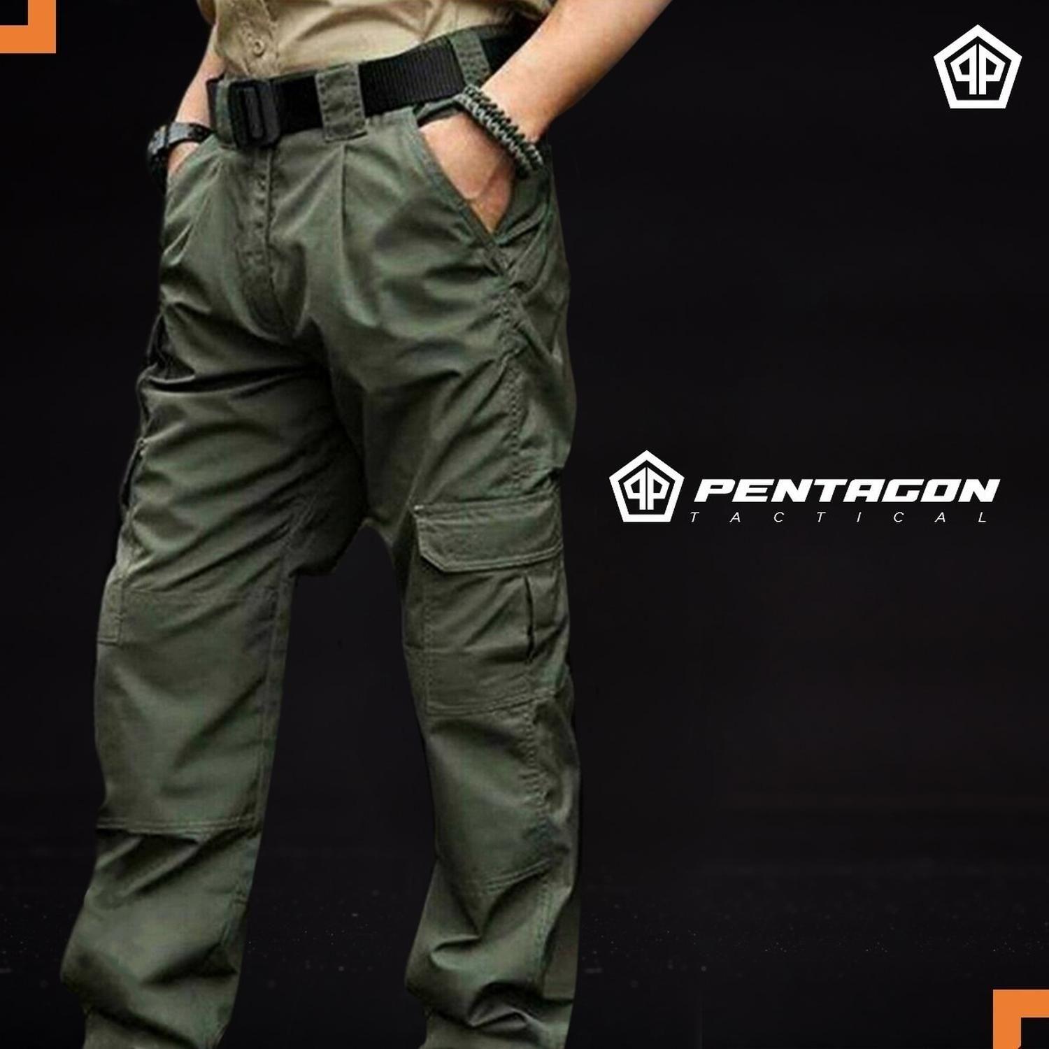 Cinturon Tactico Militar Pentagon Outdoor Hebilla Airsoft Tamaño Único negro-8