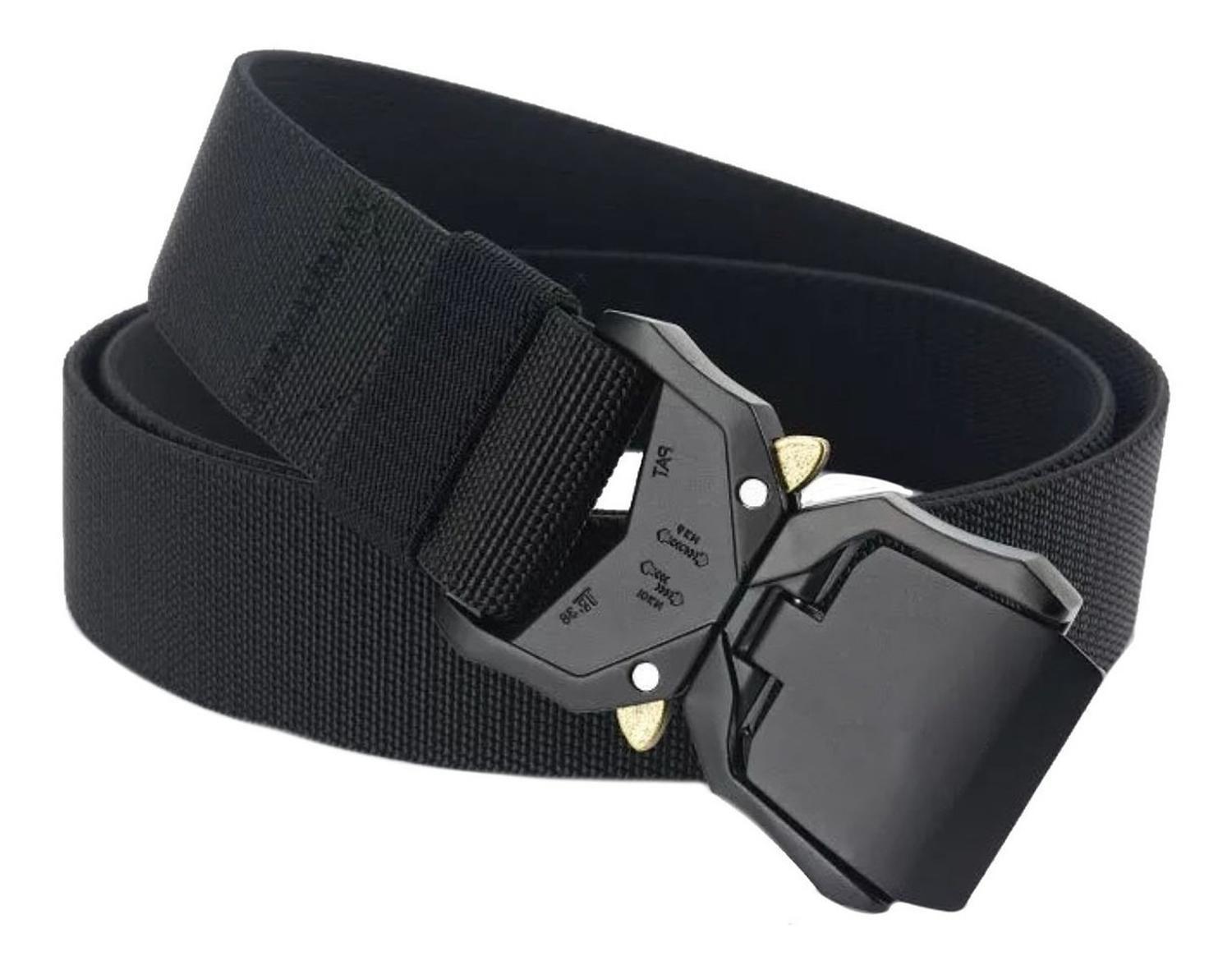 Cinturon Tactico Militar Pentagon Outdoor Hebilla Airsoft Tamaño Único negro-0