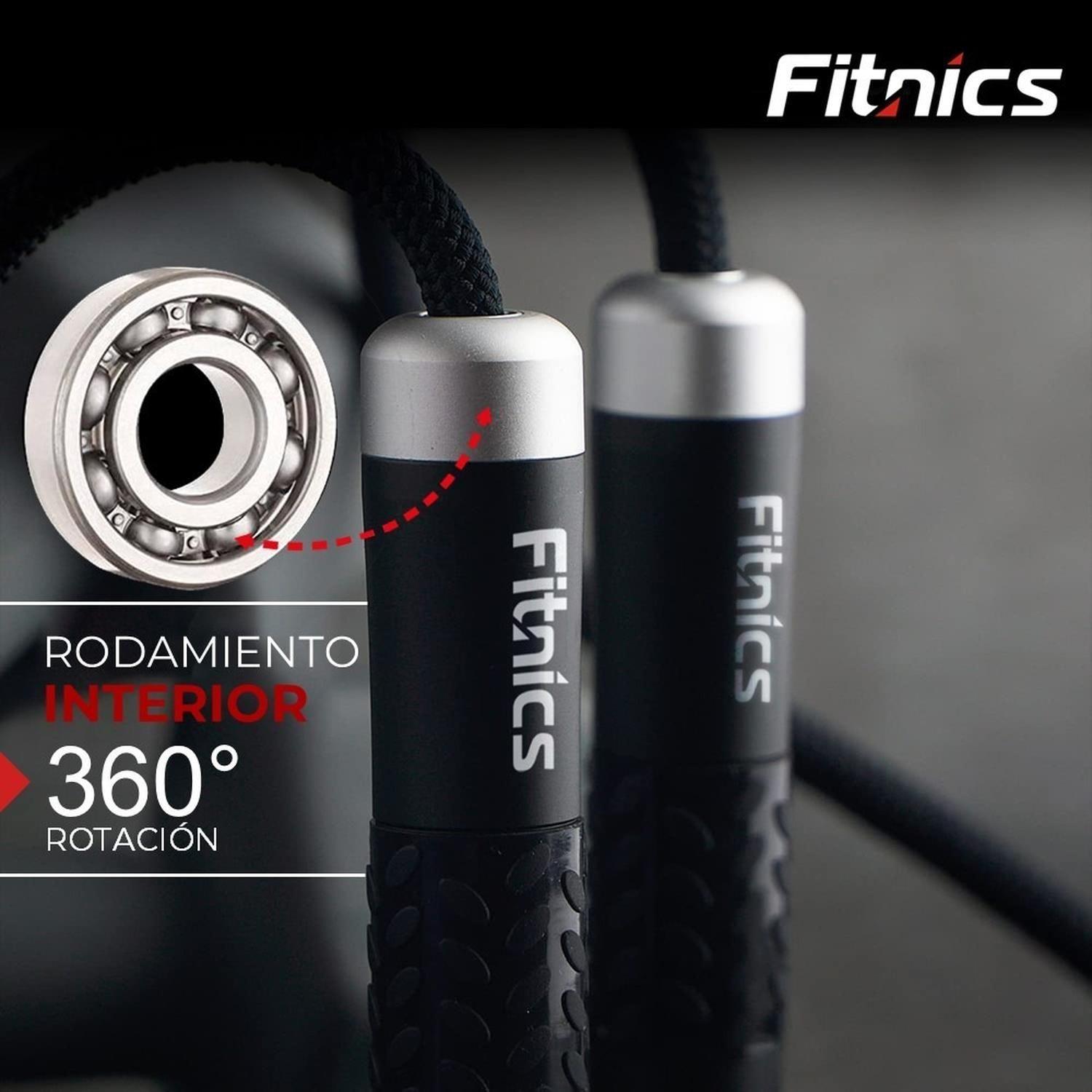 Cuerda para Saltar con Peso Ajustable Fitnics Pro Crossfit-2