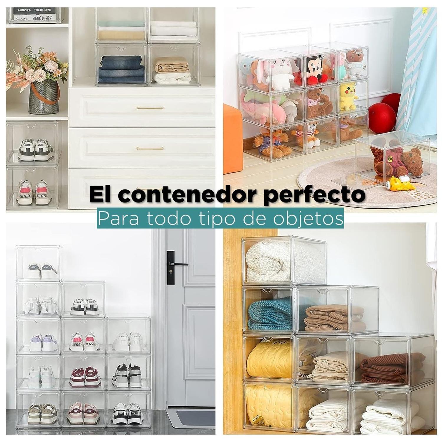Caja Organizadora Zapatos Premium 100% Transparente-4