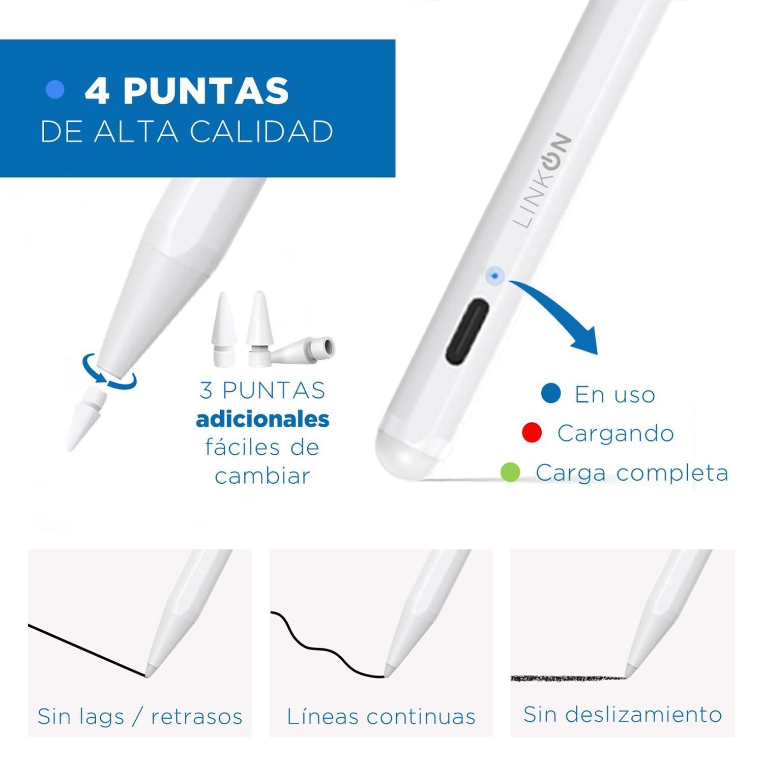 Lapiz Pencil Tactil Linkon Stylus Para Apple iPad Palm Rejec-2