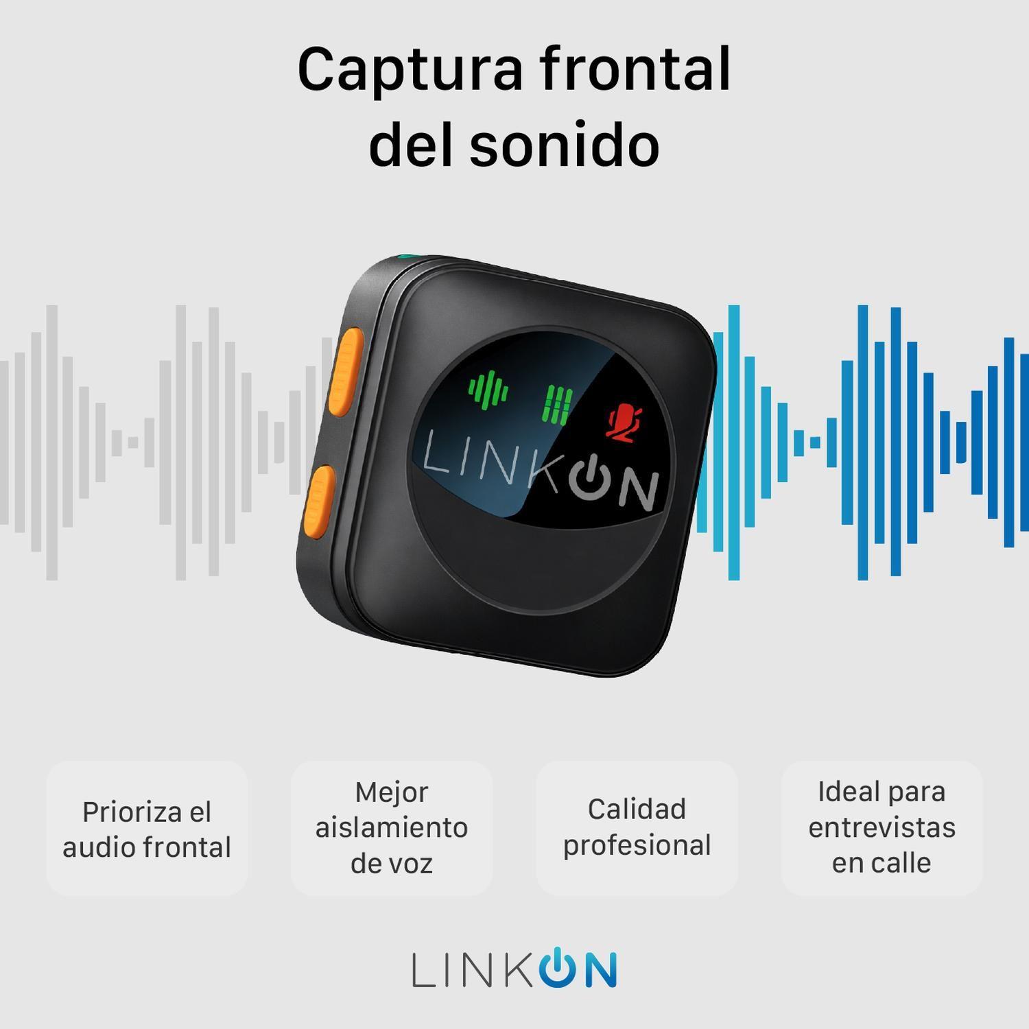 Microfono Inalambrico Linkon Solapa Lavalier Profesional x2-4