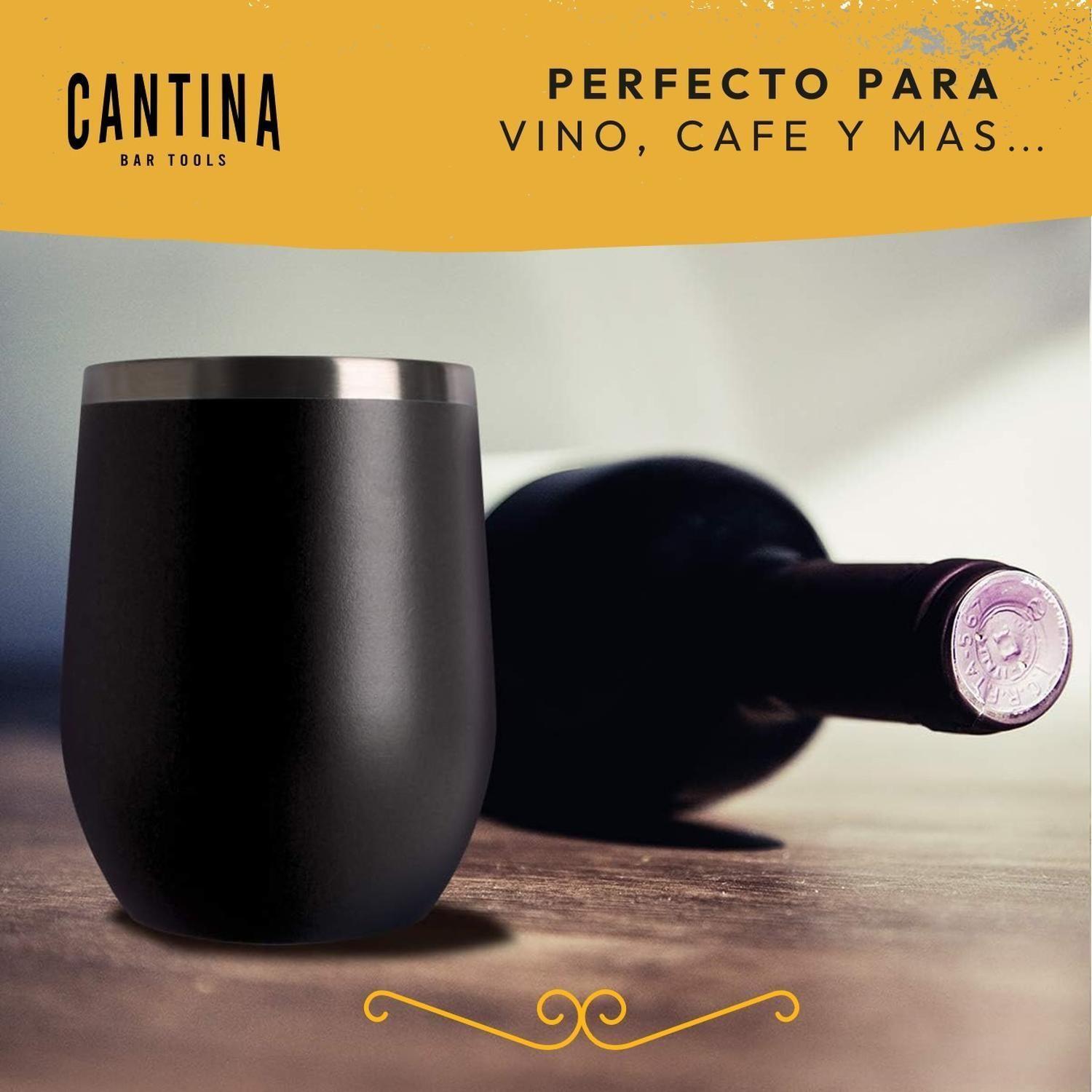 Vasos Termicos Acero Inoxidable Frío-Calor 340ml Set 2 unids -9