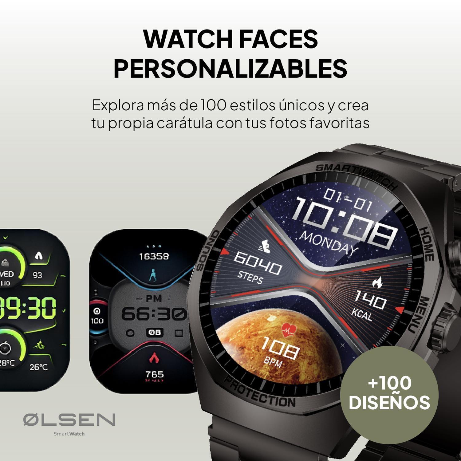 Smartwatch Olsen Reloj Inteligente XPLORE Amoled Llamadas BT-7