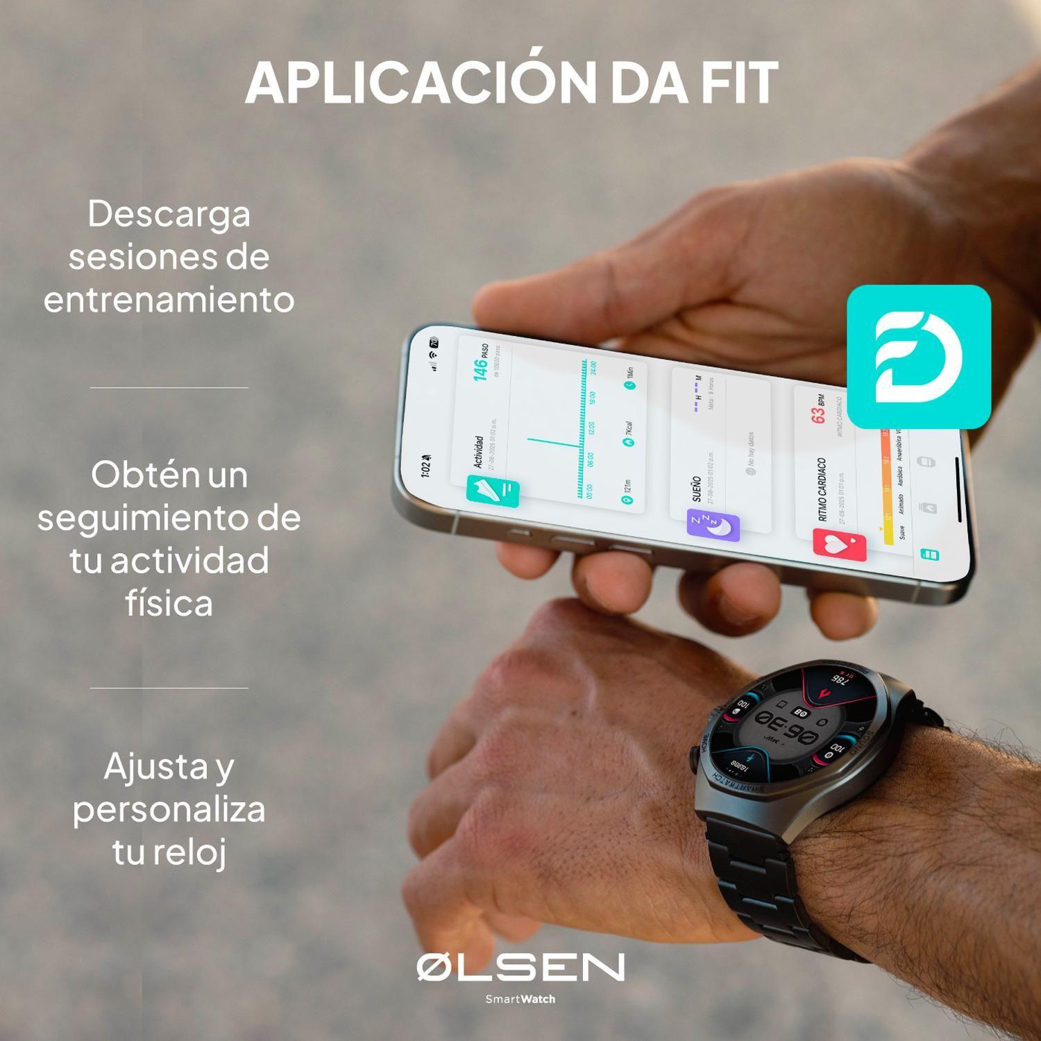 Smartwatch Olsen Reloj Inteligente XPLORE Amoled Llamadas BT-8
