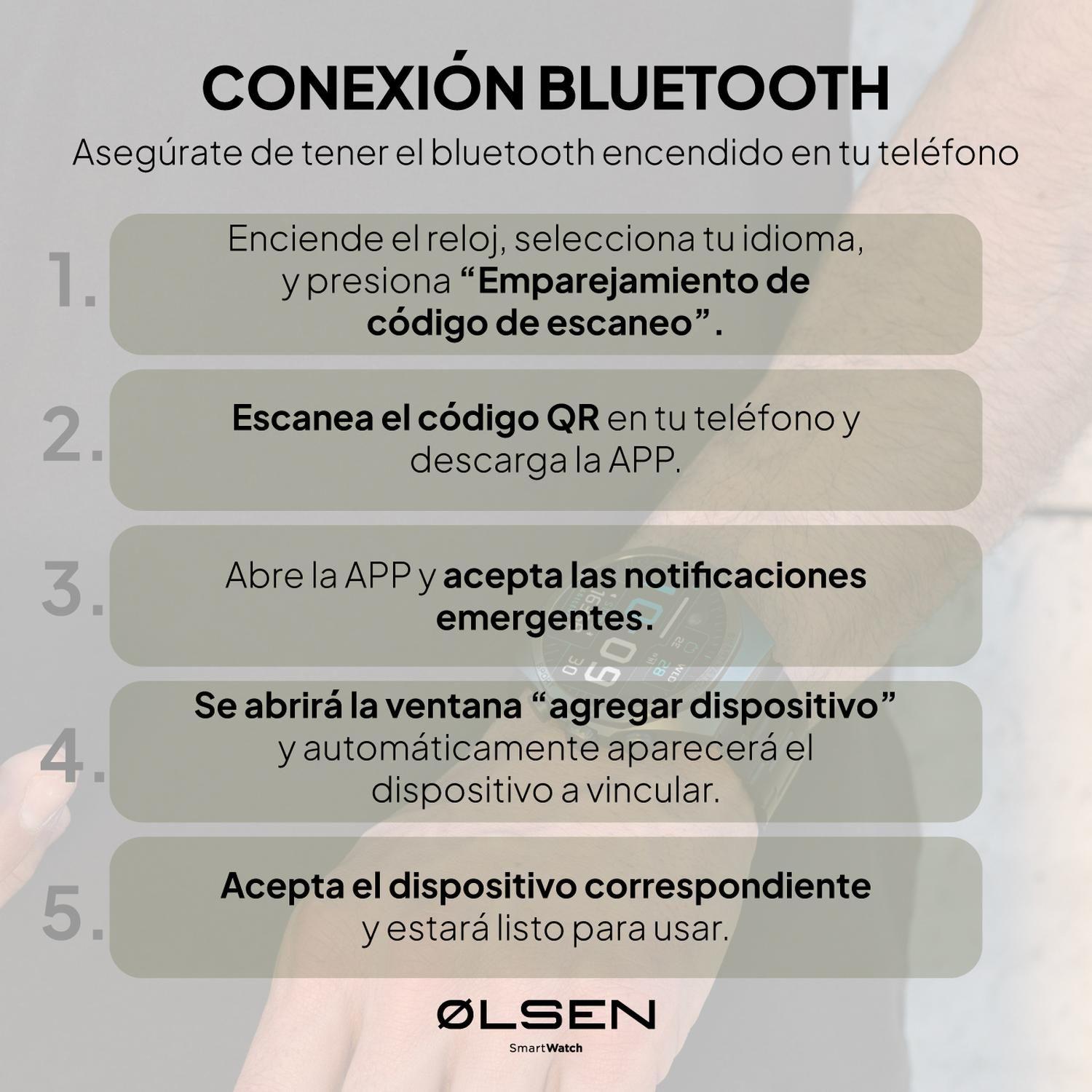 Smartwatch Olsen Reloj Inteligente XPLORE Amoled Llamadas BT-7