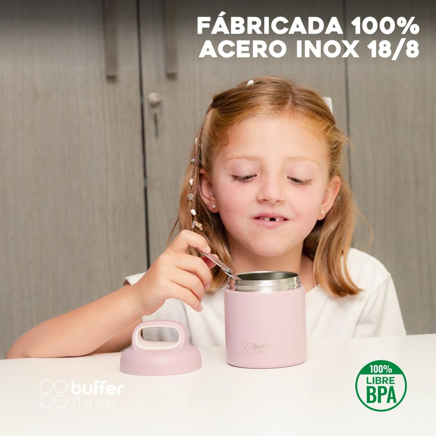 Termo Comida y Liquido Buffer Niño Niña 350ml + Cuchara-3