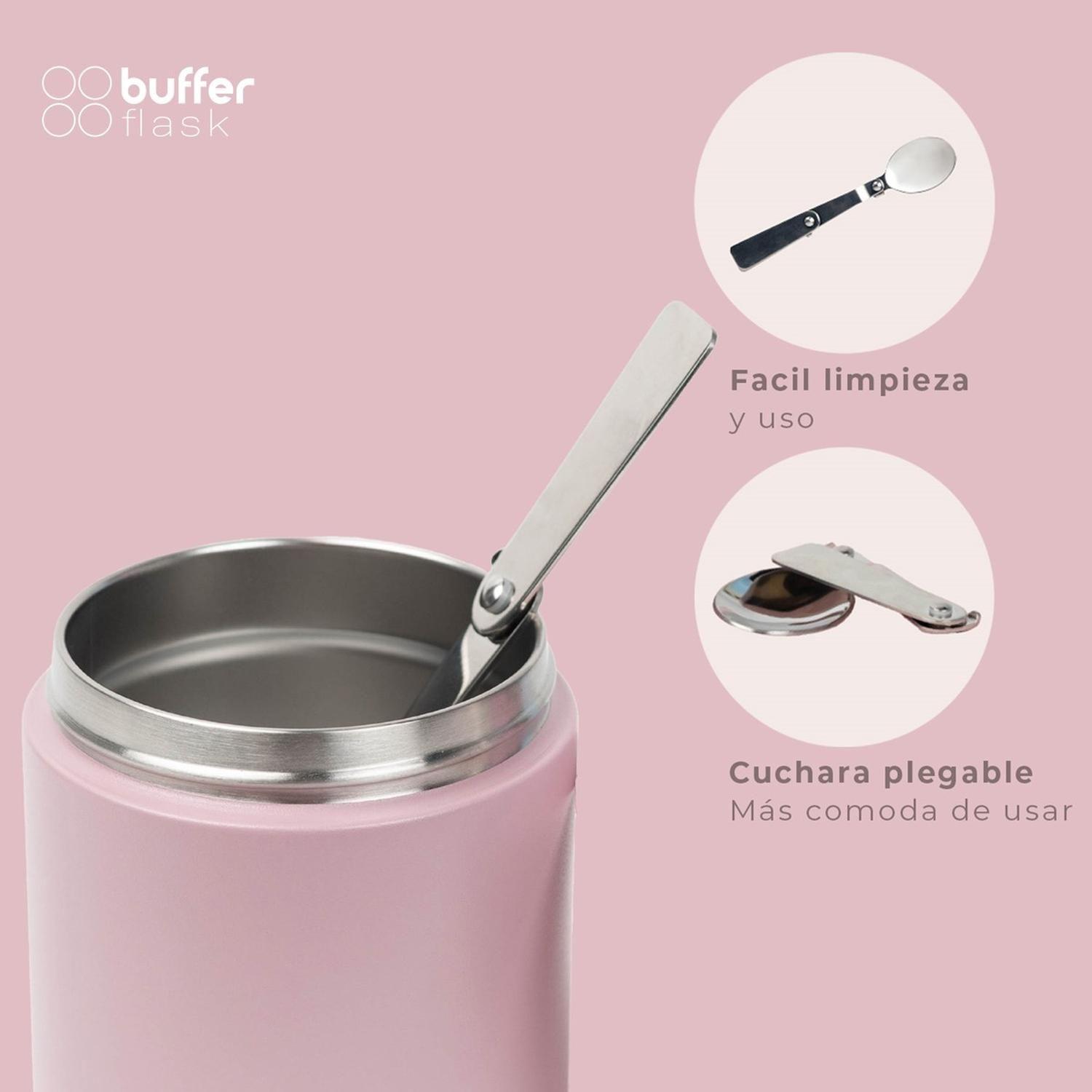 Termo Comida y Liquido Buffer Niño Niña 350ml + Cuchara-4