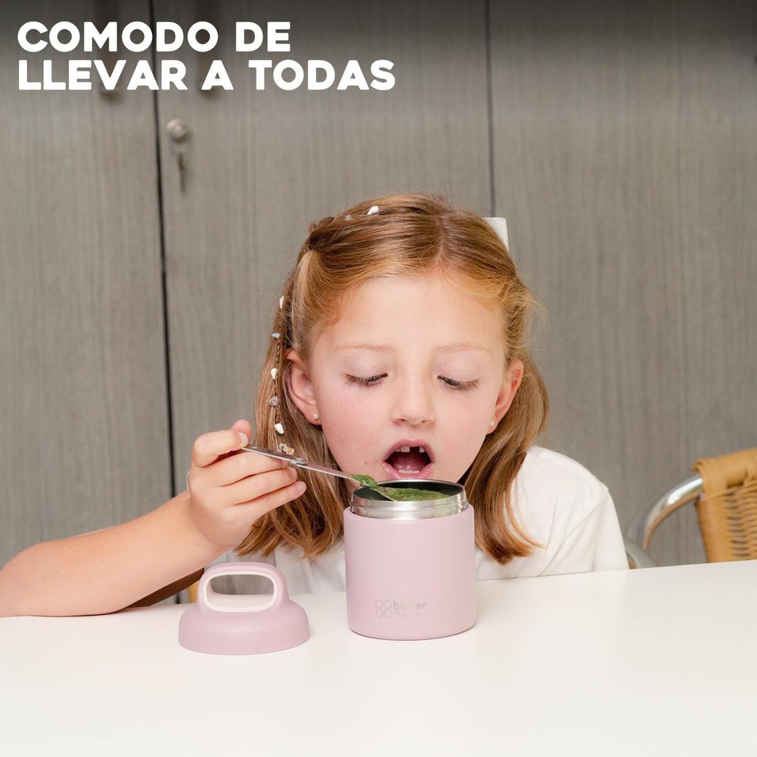 Termo Comida y Liquido Buffer Niño Niña 350ml + Cuchara-5