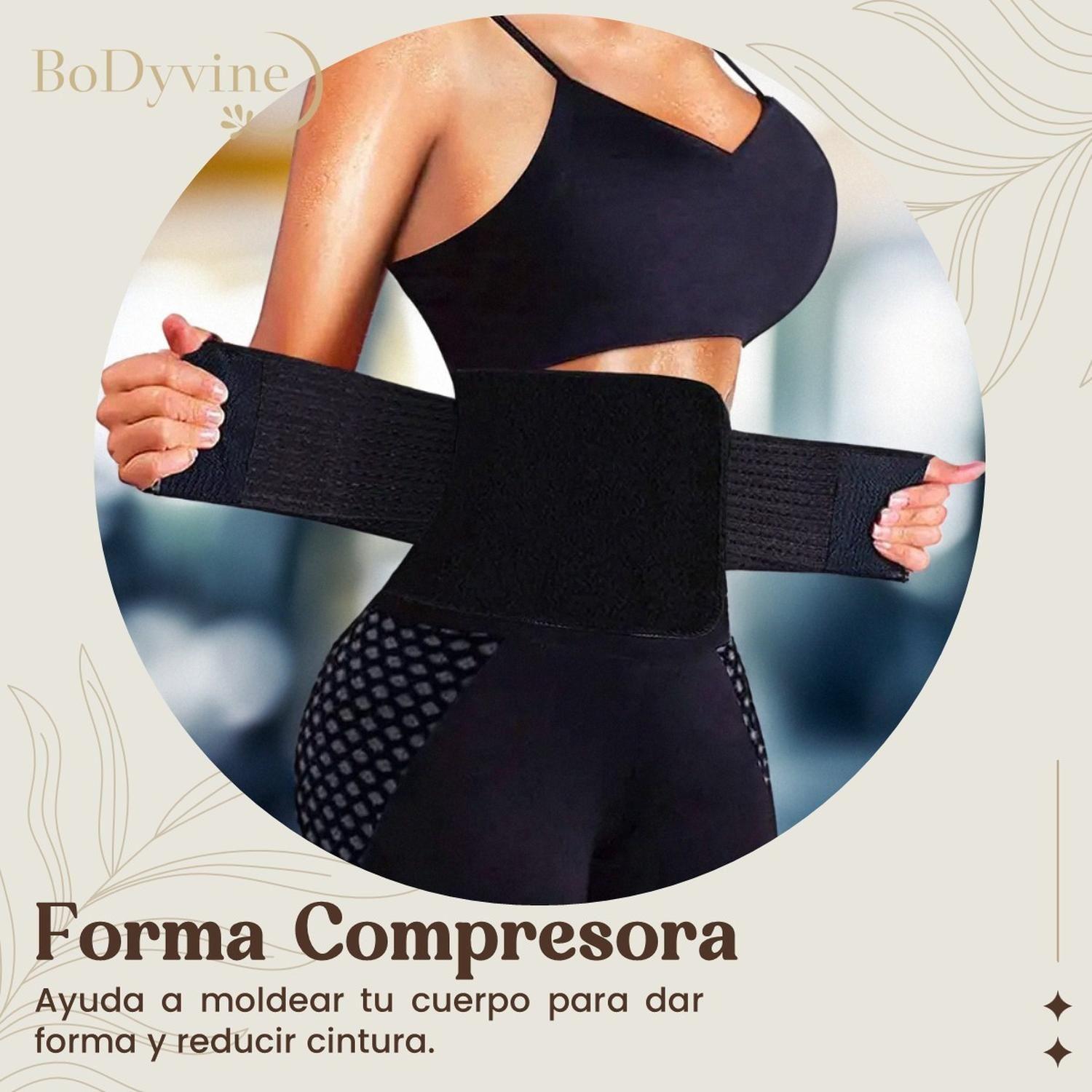 Faja Reductora BoDyvine Cinturilla Modeladora Ajustable-4