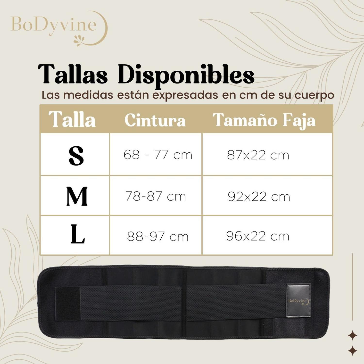 Faja Reductora BoDyvine Cinturilla Modeladora Ajustable-2