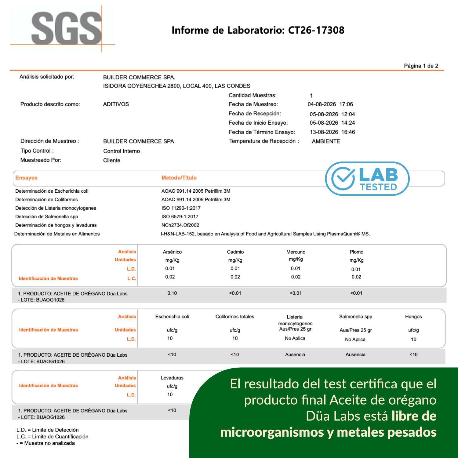 Aceite de Oregano 86% Carvacrol Düa Labs® 120 Caps 120 días-9