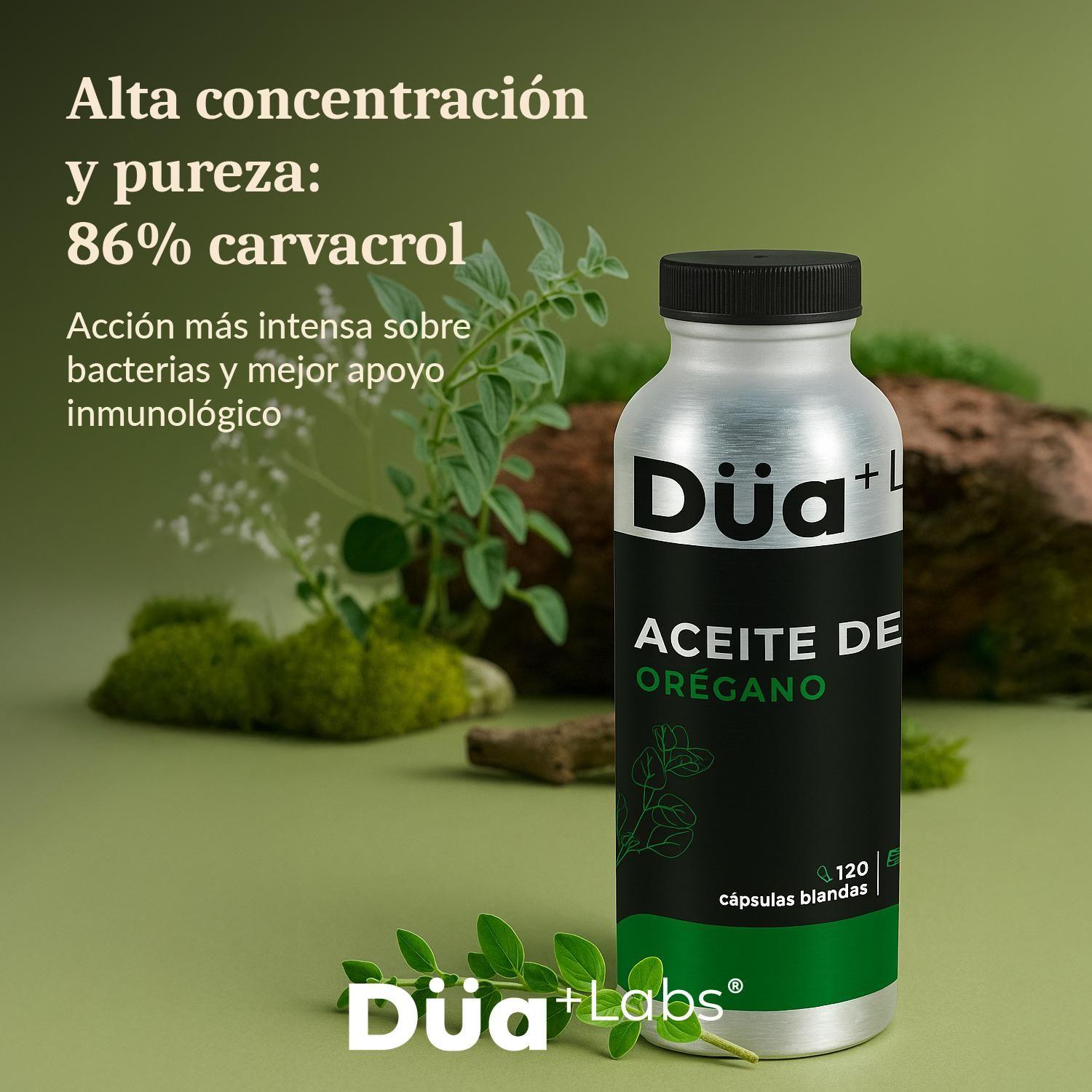 Aceite de Oregano 86% Carvacrol Düa Labs® 120 Caps 120 días-7