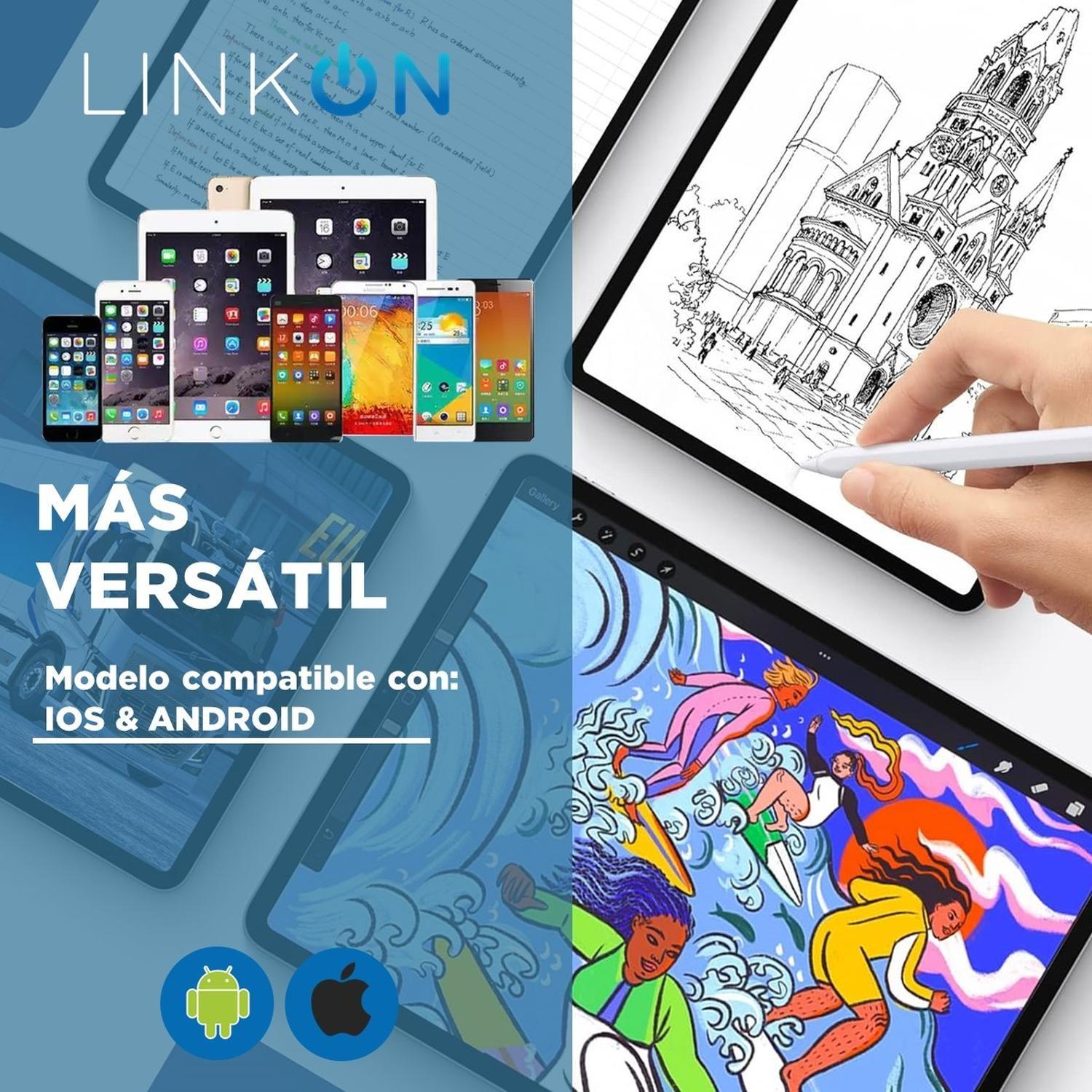 Lapiz Pencil Tactil Linkon para Ipad y Galaxy Tablet PalmRej-1