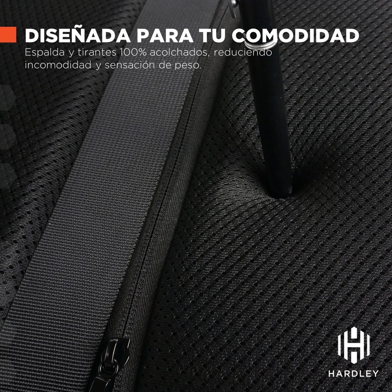 Mochila Notebook Hardley Viaje Avion Impermeable Antirrobo-6