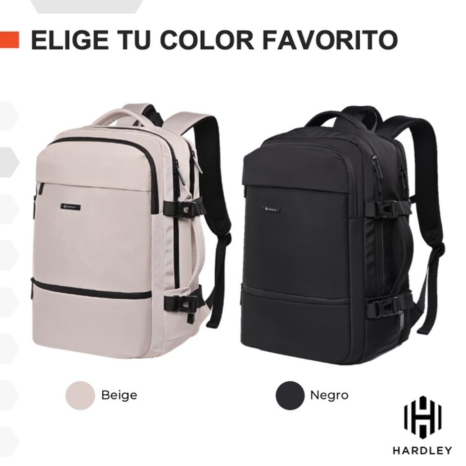 Mochila Notebook Hardley Viaje Avion Impermeable Antirrobo-8