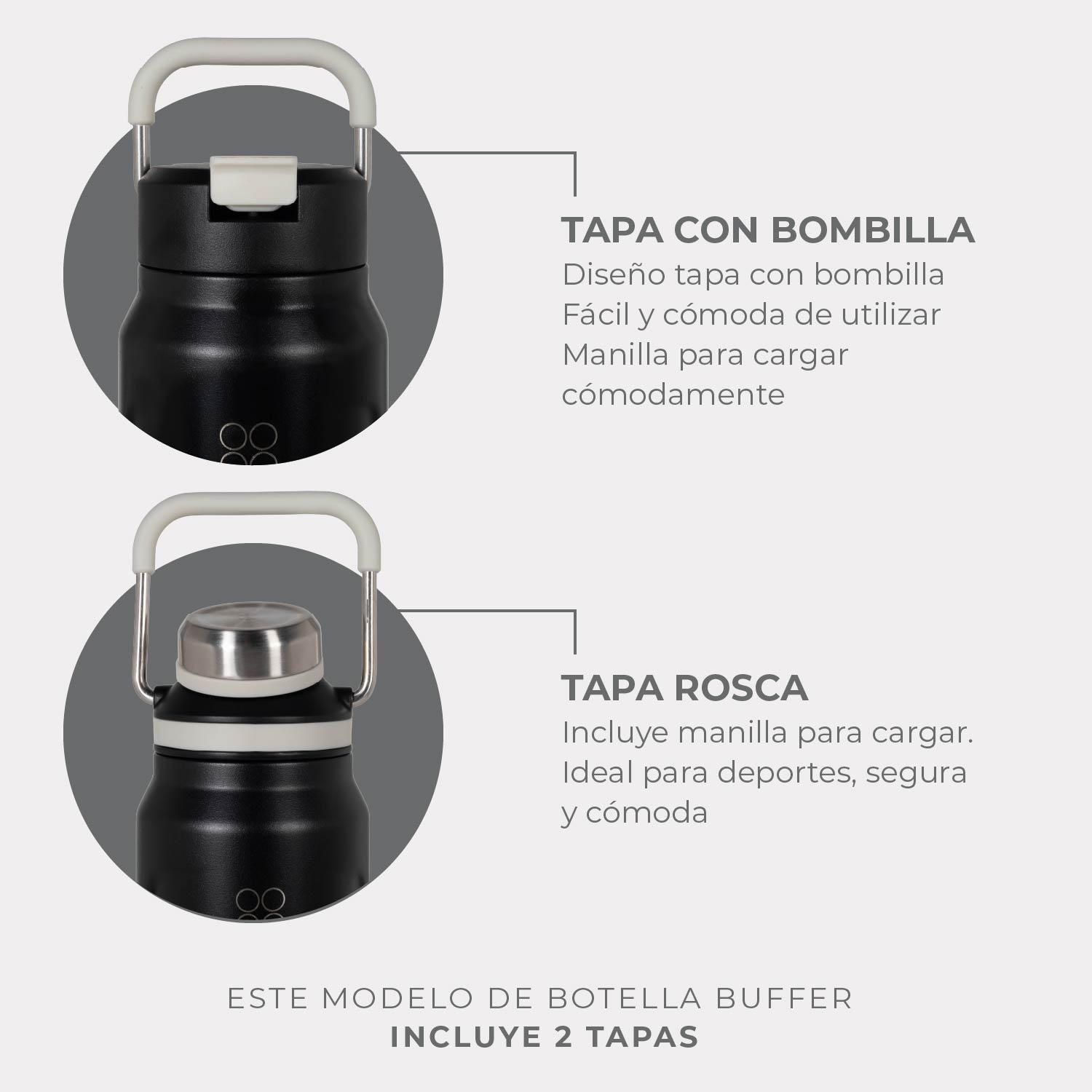 Termo Botella Agua Termica Buffer Acero Inoxidable 710ml-4