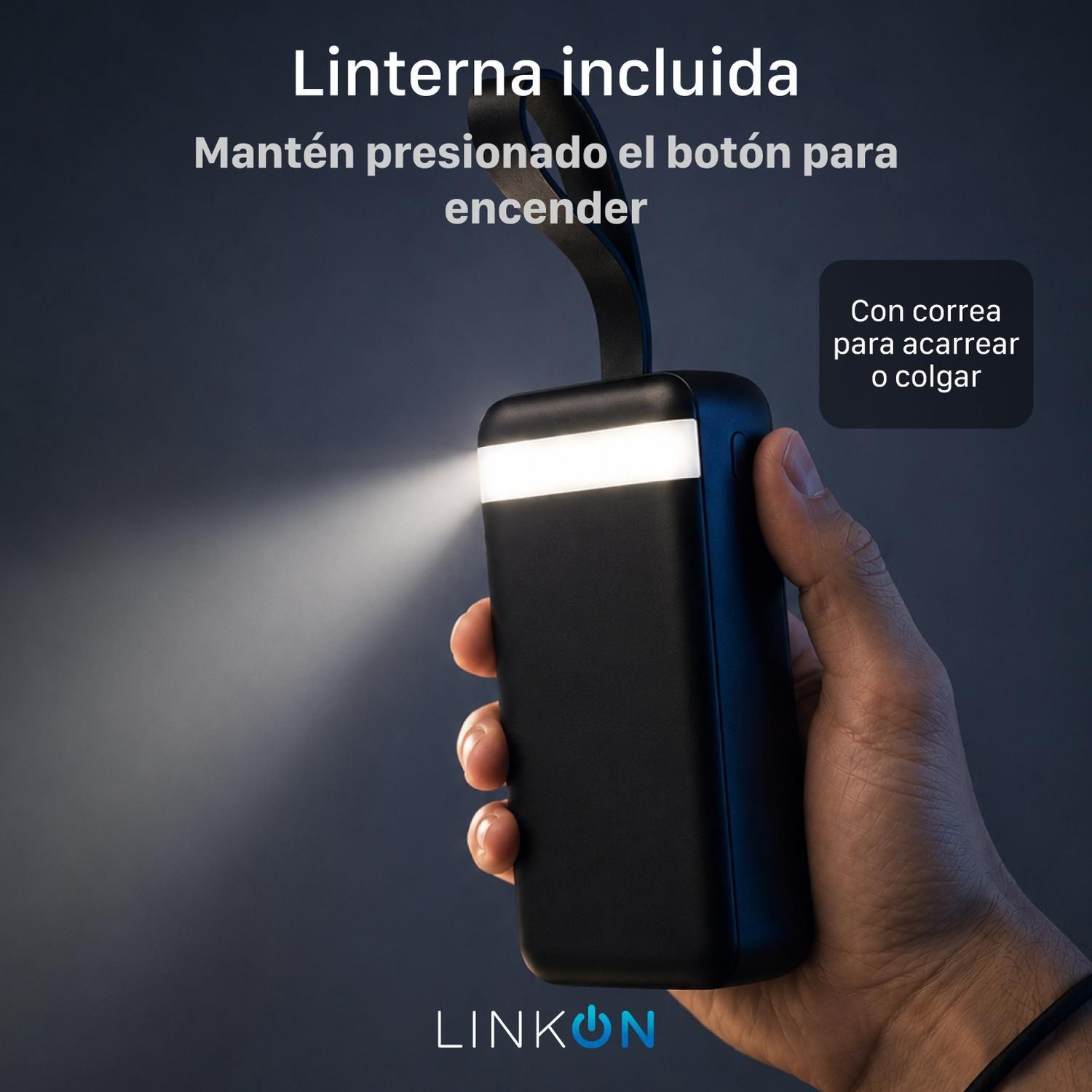 Power Bank Bateria Externa 30000Mah Cargador Portatil Linkon-7