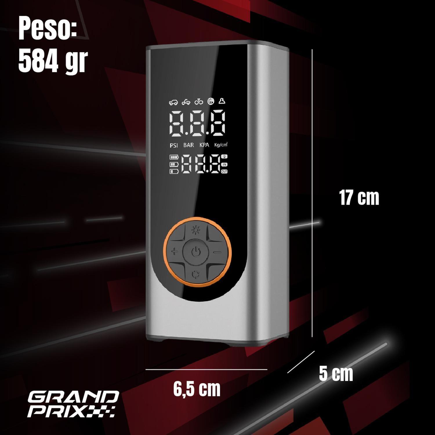 Compresor De Aire Portatil Grand Prix Inflador de Neumaticos-9