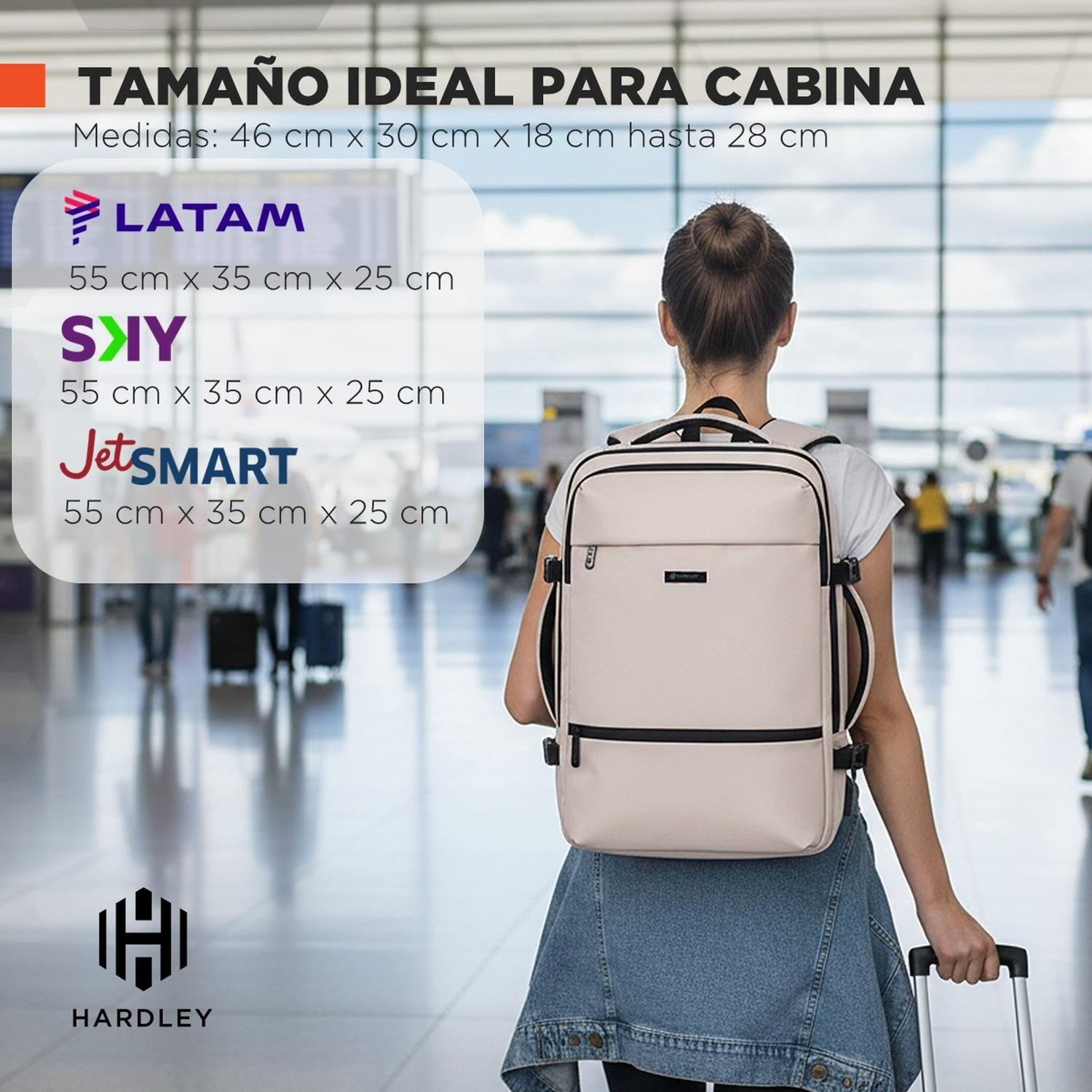 Mochila de Viaje Notebook Hardley 40L Balistica + USB-2