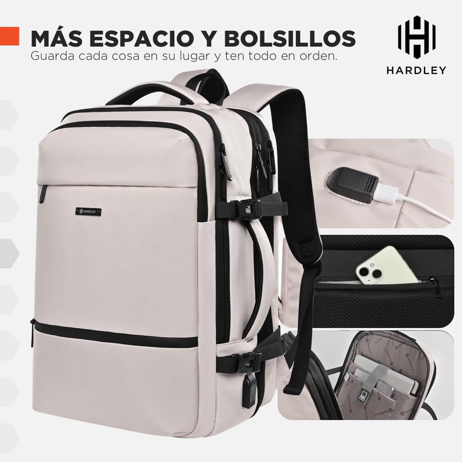 Mochila de Viaje Notebook Hardley 40L Balistica + USB-4