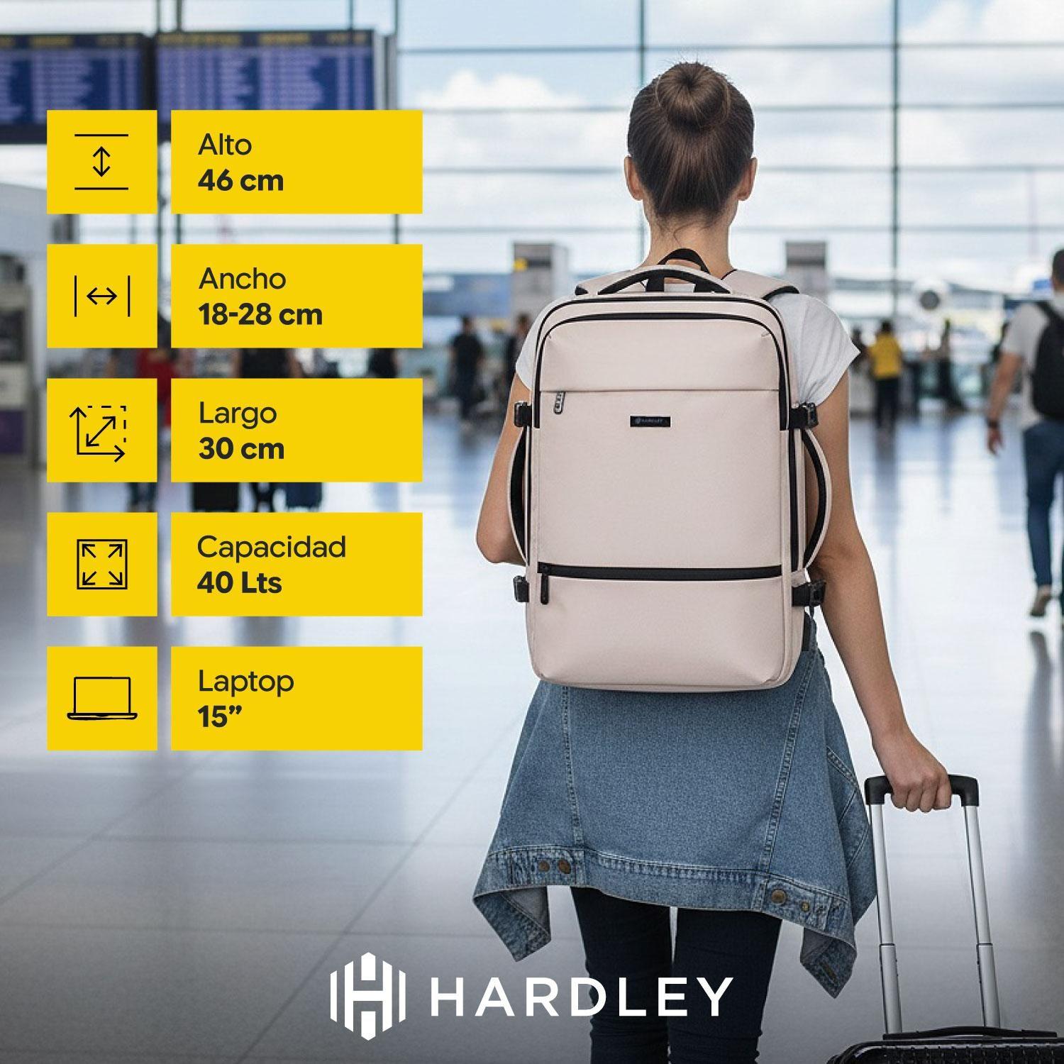 Mochila de Viaje Notebook Hardley 40L Balistica + USB-1