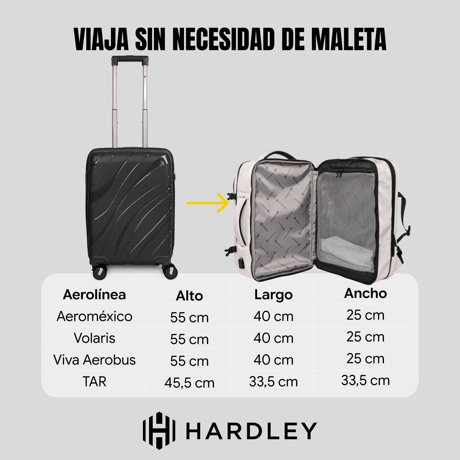 Mochila de Viaje Notebook Hardley 40L Balistica + USB-2