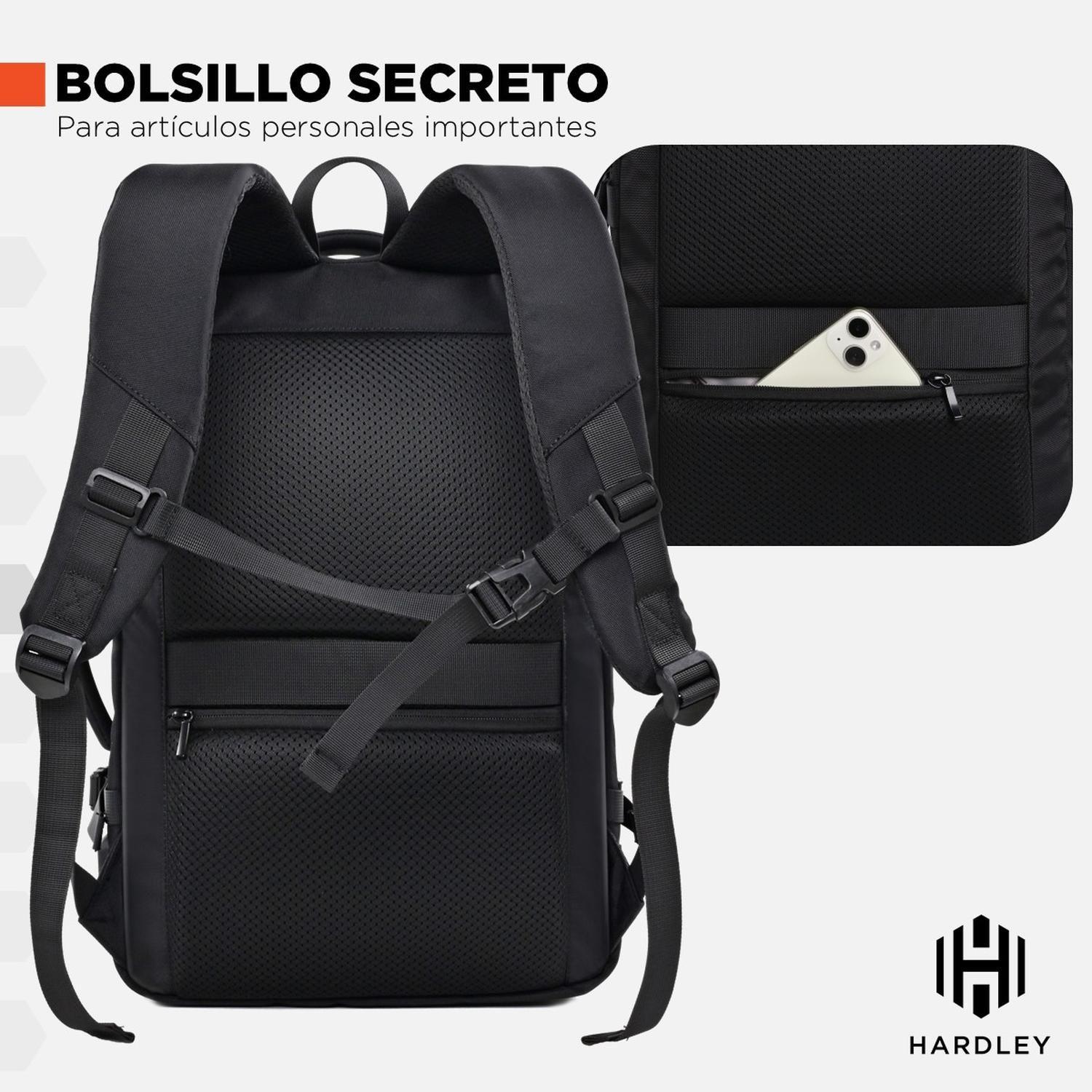 Mochila de Viaje Notebook Hardley 40L Balistica + USB-5