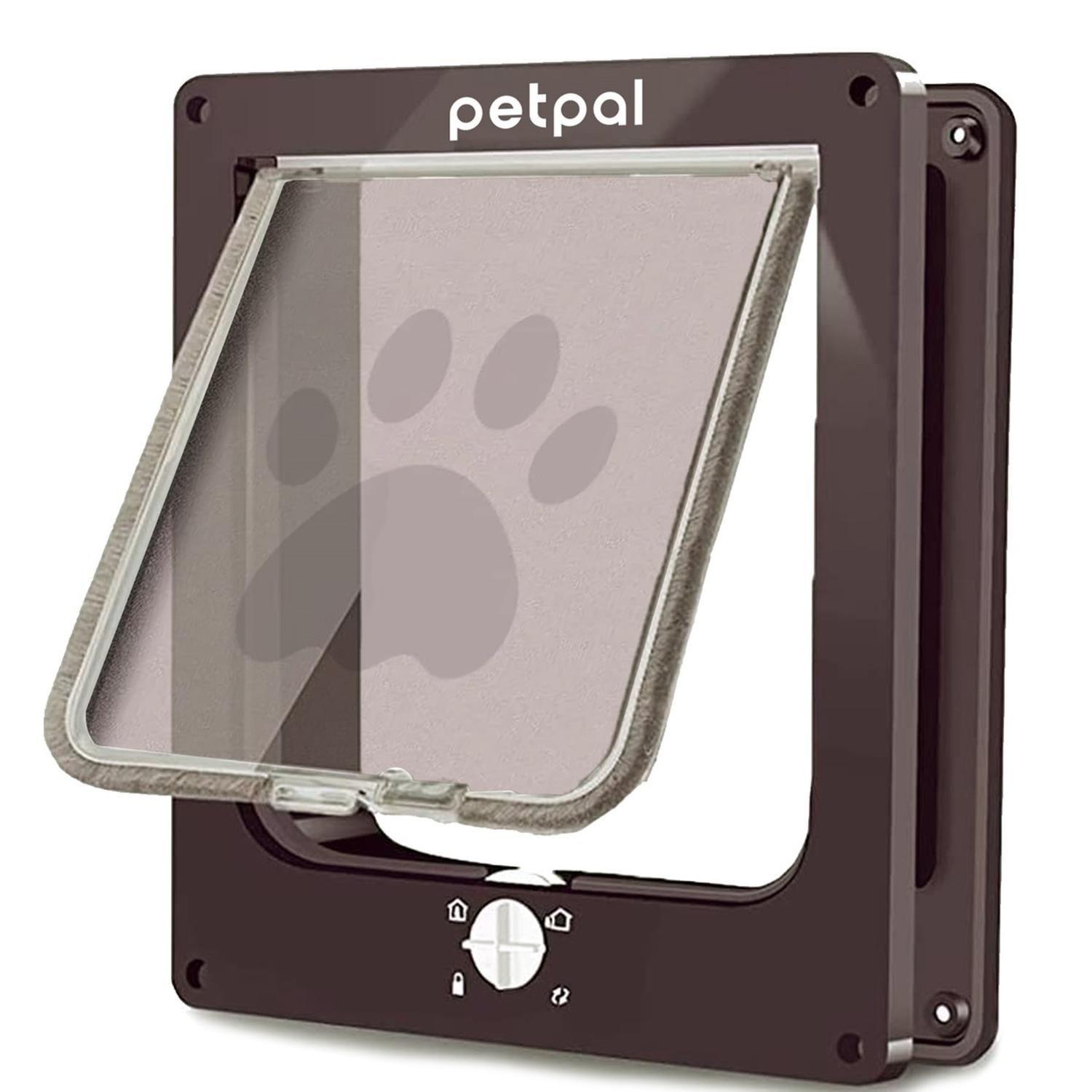 Puerta Abatible Para Perro Gato Mascota Petpal Porte Pequeño-0