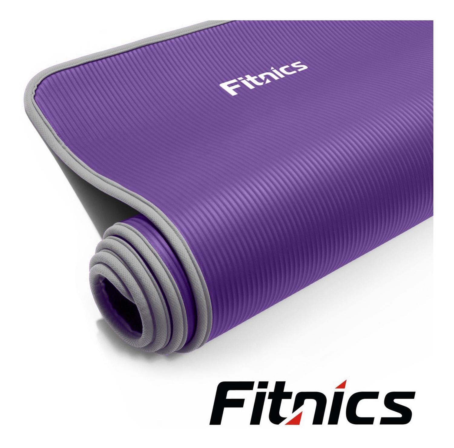 Mat Yoga Colchoneta Ejercicio 10mm Borde Tela +Bolso +Correa-6