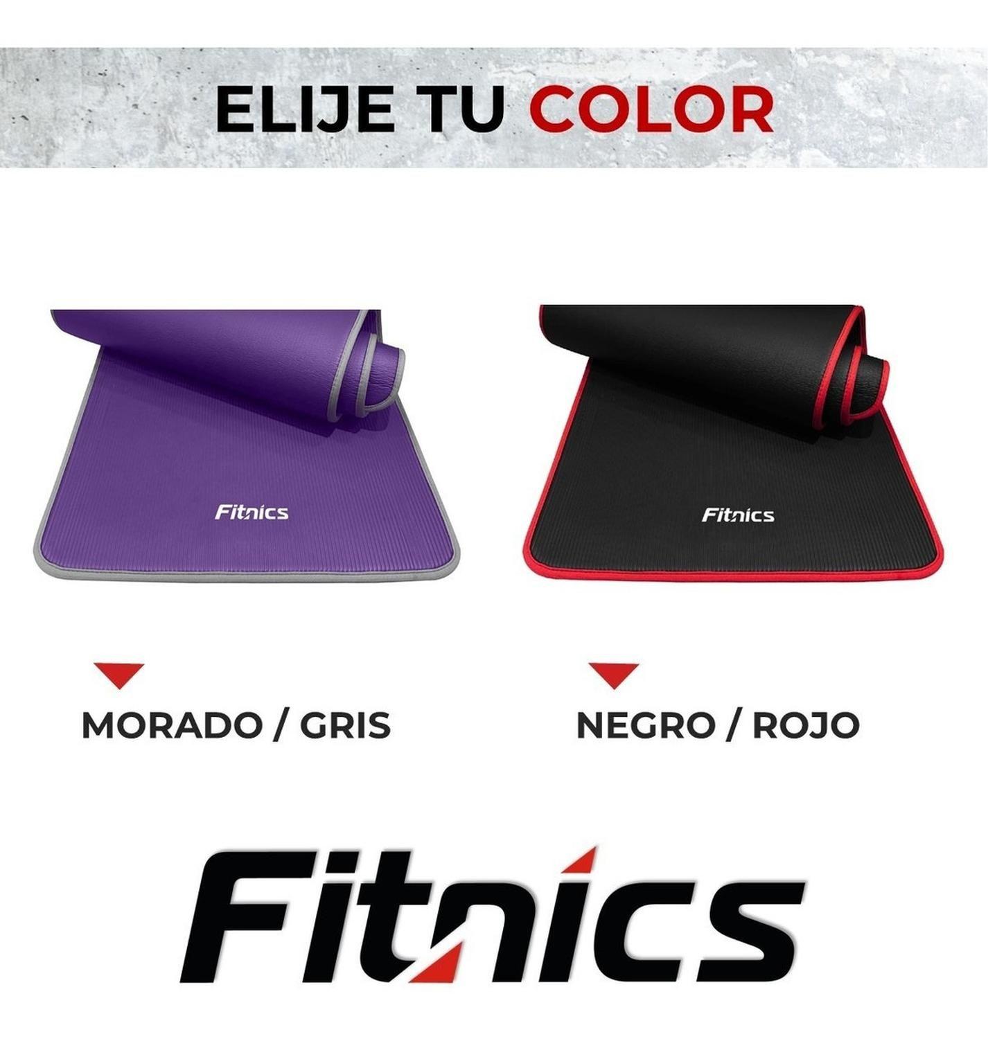 Mat Yoga Colchoneta Ejercicio 10mm Borde Tela +Bolso +Correa-7
