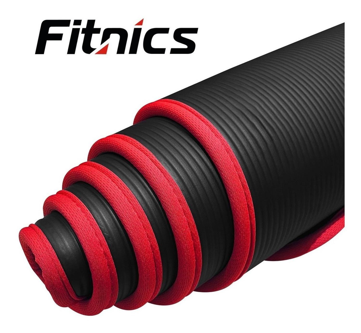 Mat Yoga Colchoneta Ejercicio 10mm Borde Tela +Bolso +Correa-5