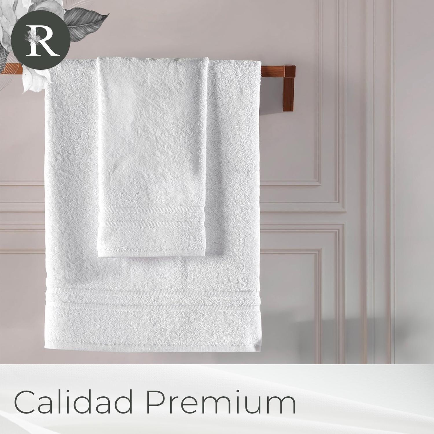 Toallas Baño Premium Set 2 100% Algodón Rosewood Lujo Suave-2