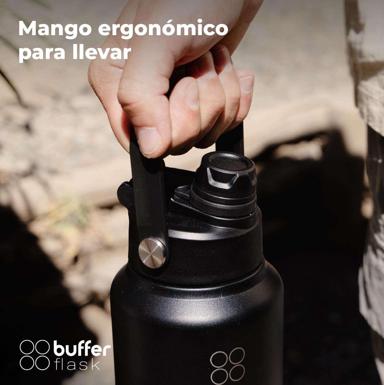 Termo Botella Agua Termica Buffer Flask Acero Inox 1L 2 en 1-3